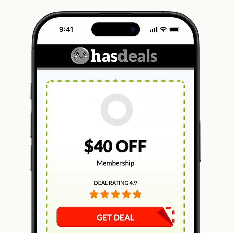 Step 1: Select Deal Discount at HasDeals.com